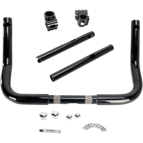 PartzBiz HD: 4413582-Klock Werks Black / Chrome 10 ” Klip Hanger แฮนด์ Ape Hangers 08-18 FLH/X PartzBiz HD: 4413582-Klock Werks Black / Chrome 10 ” Klip Hanger แฮนด์ Ape Hangers 08-18 FLH/X