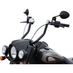 PartzBiz HD DS06015372 - Klock Werks Chrome 13 ” Klip Hanger 1 1/4 ” แฮนด์ Indian Touring 18-20 darkhorse chief vintage classic springfield Challenger ดีที่สุดสำหรับ