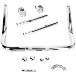 PartzBiz HD DS06013000 - Klock Werks Chrome / Chrome 14 ” Klip Hanger แฮนด์ Ape Hangers 08-18 FLH/X PartzBiz HD DS06013000 - Klock Werks Chrome / Chrome 14 ” Klip Hanger แฮนด์ Ape Hangers 08-18 FLH/X