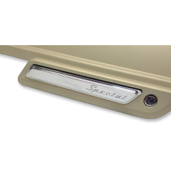 PartzBiz HD DS35011011 - Klock Werks Chrome ”พิเศษ” บานพับกระเป๋าข้าง Harley Touring 14-17