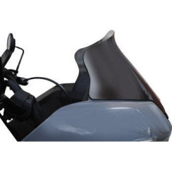 PartzBiz HD DS23100761 - Klock Werks Flare 6" Dark Smoke Windshield 22-23 Harley Softail Low Rider FXLRST | KWW-02-0607-DS