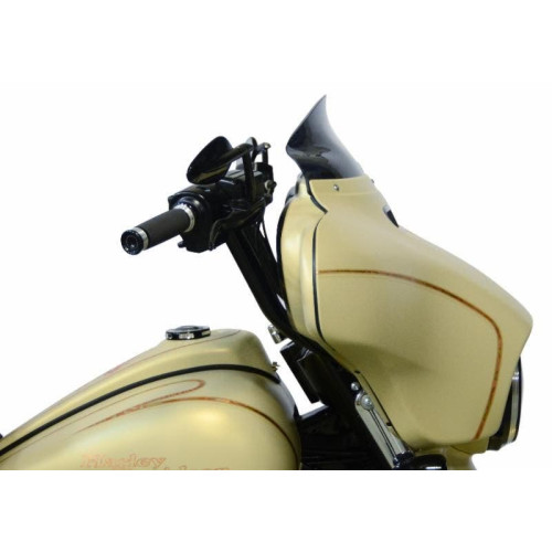 PartzBiz HD: 4413544-Klock Werks FLARE Dark Smoke 5" Windshield for Harley FLH/X Models 14-23 | KW05-01-0389