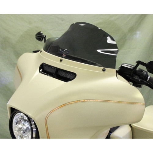 PartzBiz HD: 4413546-Klock Werks FLARE Dark Smoke 8.5 Batwing Windshield for Harley FLH/X 14-23 | KW050102102014