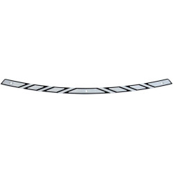 PartzBiz HD DS23500319 - Klock Werks Flare Series Black Aztec Windshield Trim for Harley Batwing 14-16 | KW05-01-0359