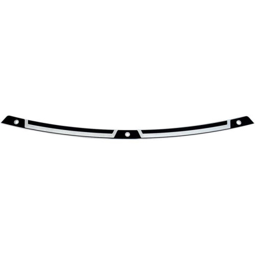 PartzBiz HD: 4413507-Klock Werks Flare Series แผ่นปิดกระจกหน้ารถ FLW สีดำสำหรับ Harley Batwing 14-16 | KW05-01-0361