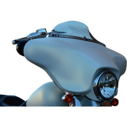 PartzBiz HD DS23500323 - Klock Werks Flare Series Black Kerf Windshield Trim for Harley Batwing 14-18 | KW05-01-0363