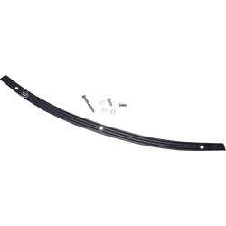 PartzBiz HD DS23500510 - Klock Werks Flare Series Windshield Trim Black with Logo Harley Batwing 14-Up
