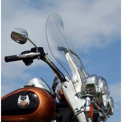 PartzBiz HD DS23100341 - Klock Werks Tint 19 ” Flare Billboard Replacement Windshield Harley FLD & FLHR | KW05-01-0219