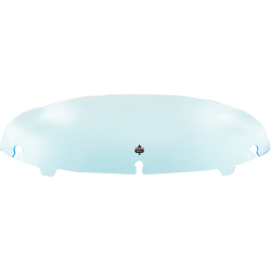 PartzBiz HD DS23100737 - Klock Werks Ice Kolor Blue 6.5" Flare Windshield for Harley FLH Batwing 96-13 | KWW-01-0642
