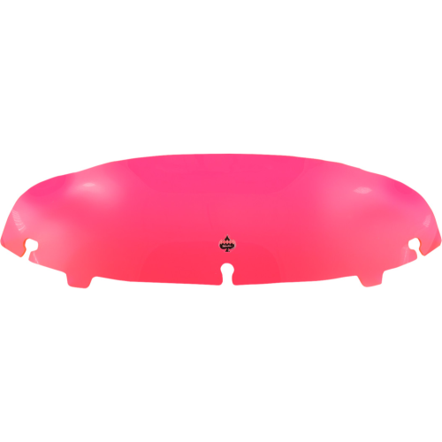 PartzBiz HD: 4413497-Klock Werks Ice Kolor Pink 4 ” Flare Windshield สำหรับ Harley FLH Batwing 14-22 | KWW-01-0650