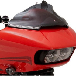 PartzBiz HD DS23500497 - Klock Werks KW05-01-0459 แผ่นบังลมหน้ารถสีดำ 15-18 Harley Road Glide 2350-0497 23500497