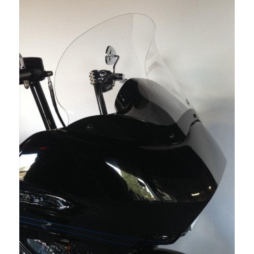 PartzBiz HD: 4413433-Klock Werks Pro Touring Dark Smoke 14” กระจกบังลม Harley Road Glide 98-13 | KW05010257