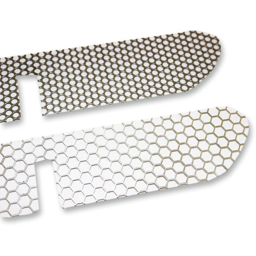 PartzBiz HD: 4413437-Klock Werks รอบตาข่ายสแตนเลส Fairing Vent สำหรับ Harley 14-18 Batwing - KW12-00-0002