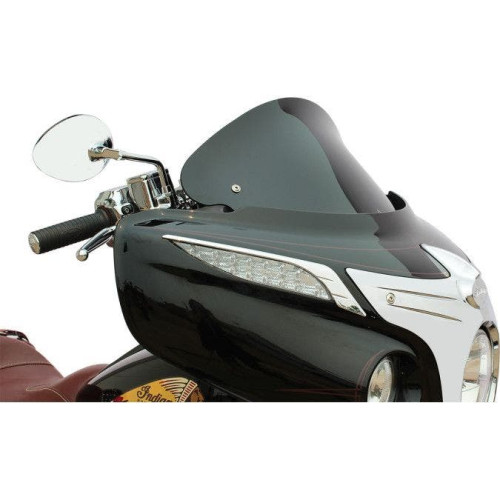 PartzBiz HD: 4413438-Klock Werks Short 10” Black Flare Windshield Indian Chieftain & Roadmaster | KW05-05-0041