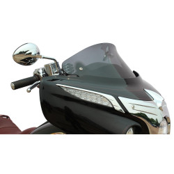 PartzBiz HD DS23120261 - Klock Werks Short 10 ” Tint Smoke Flare Windshield Indian Chieftain & Roadmaster | KW05-05-0039