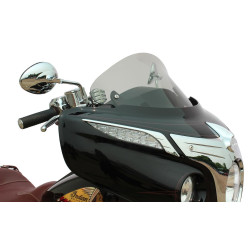 PartzBiz HD DS23120259 - Klock Werks Tall 12” Light Tint Flare Windshield Indian Chieftain Roadmaster | KW05-05-0037
