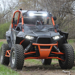 PartzBiz HD DS23170423 - Klock Werks UTV Tint Flare กระจก Polaris RZR R-Spec KW05-01-0529-T 2317-0423 23170423