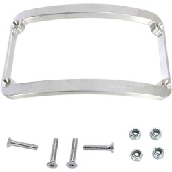 PartzBiz HD DS20300230 - กรอบป้ายทะเบียน Klockwerks Raw สำหรับบังโคลนหลัง Frenched Softail & FLHT | KW05-01-0082-อาร์