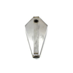 PartzBiz HD VT38-0199 - Koffin Style Coffin Gas Tank Raw Steel 3.4 Gallon Harley Chopper Bobber Custom 38-0199 