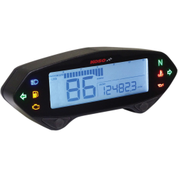 PartzBiz HD DS22100457 - Koso DB-01RN Multi-Function มิเตอร์ Speedo Tach & More Universal 12v
