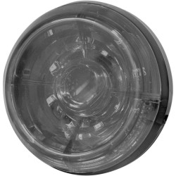 PartzBiz HD DS20101396 - Koso HB035010 Solar Smoked Clear 3-3/8” LED สีแดง ไฟท้ายไฟเบรก LED สว่าง Harley Davidson Indian Yamaha Triumph Suzuki Custom Chopper Softail Sportster Touring Dyna Street Stop Fender Lighting Upgrade Replacement