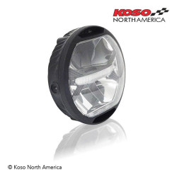PartzBiz HD DS20011816 - Koso อเมริกาเหนือ GA002000 Thunderbolt 6.7 ” ไฟหน้ารถจักรยานยนต์ LED Harley Davidson Yamaha Suzuki Victory Kawasaki Honda 2001-1816 20011816
