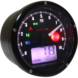 PartzBiz HD DS22110131 - Koso T และ T มาตรวัดรอบเครื่องยนต์สีดำสำหรับสกู๊ตเตอร์ ATV Harley-Davidson ของคุณจากอะไหล่และอุปกรณ์เสริมหลังการขายของคุณSuperstore Eastern Performance Cycles