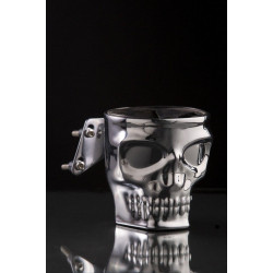 PartzBiz HD WP571-6105 - Kruzer Kaddy Skull Kustom Kaddy ที่วางแก้วสำหรับ Harley Switch Housing #1025