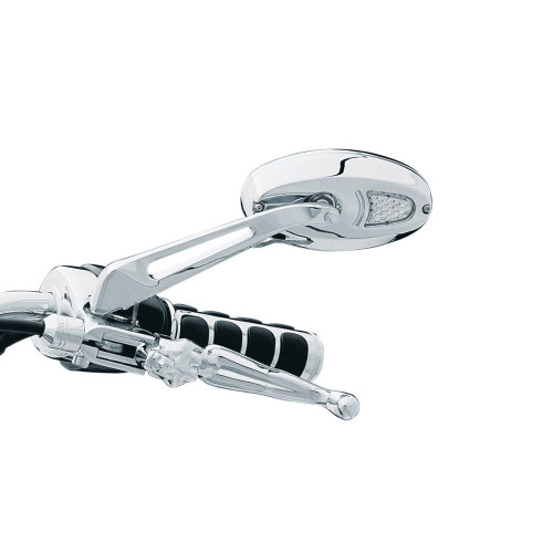 PartzBiz HD: 4413263-Kuryakyn 1431 Chrome Turn Signal Handlebar Mirrors w/ Flat Glass Harley & Metric PartzBiz HD: 4413263-Kuryakyn 1431 Chrome Turn Signal Handlebar Mirrors w/ Flat Glass Harley & Metric