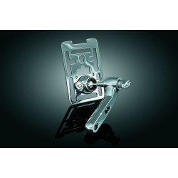 PartzBiz HD KA1682 - Kuryakyn 1682 Chrome Premium XL Perch Tech-Connect Accessory Mount Harley & Metric