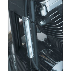 PartzBiz HD KA2017 - Kuryakyn 2017 Chrome Clutch Cable Adjuster Cover for 87-19 Harley w/ Stock Clutch