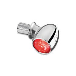 PartzBiz HD KA2522 - Kuryakyn 2522 Chrome Kellermann Bullett Atto RB Red/Red LED Run Brake Light Rear 481891