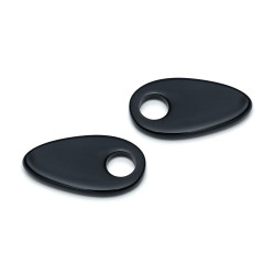 PartzBiz HD KA2578 - Kuryakyn 2578 Kellerman Black Fender Strut Cover Plates 02-18 Harley Softail FXD XL 485079