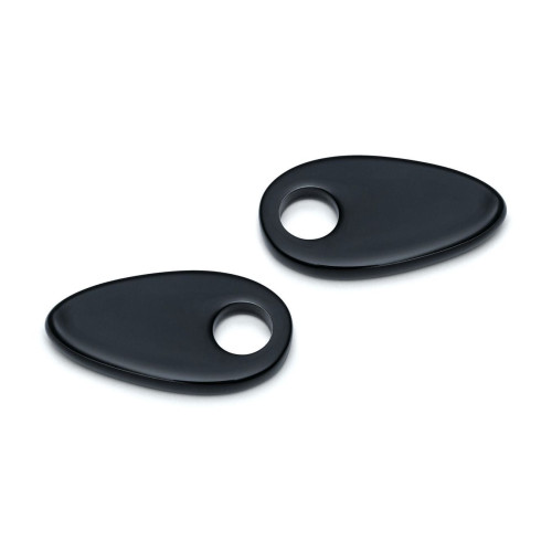 PartzBiz HD: 4413194-Kuryakyn 2578 Kellerman Black Fender Strut Cover Plates 02-18 Harley Softail FXD XL 485079