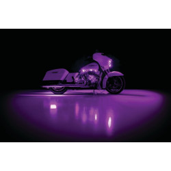 PartzBiz HD KA2805 - Kuryakyn 2805 Prism+ Flare LED Accent Lights Universal 12V Custom Harley Indian softail dyna vrod scout octane victory sportster