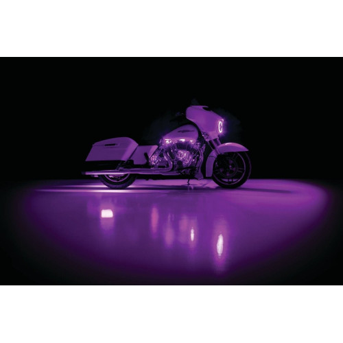 PartzBiz HD: 4413211-Kuryakyn 2805 Prism+ Flare LED Accent Lights Universal 12V Custom Harley Indian softail dyna vrod scout octane victory sportster