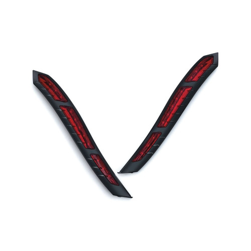 PartzBiz HD: 4413177-Kuryakyn 2899 Black L.E.D. Rear Fender Strip Red Lights for Indian '14-'19 411489 PartzBiz HD: 4413177-Kuryakyn 2899 Black L.E.D. Rear Fender Strip Red Lights for Indian '14-'19 411489