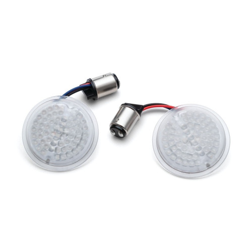 PartzBiz HD: 4413182-Kuryakyn 2938 LuminEZ LED ไฟเลี้ยวหลัง 1157 Red Bullet Style Harley PartzBiz HD: 4413182-Kuryakyn 2938 LuminEZ LED ไฟเลี้ยวหลัง 1157 Red Bullet Style Harley