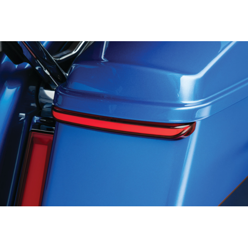 PartzBiz HD: 4413185-Kuryakyn 2942 Tracer กระเป๋าข้างหลังไฟ LED เลนส์ควัน Harley