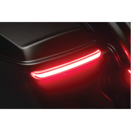 PartzBiz HD: 4413186-Kuryakyn 2942 Tracer กระเป๋าข้างหลังไฟ LED เลนส์ควัน Harley