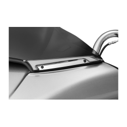 PartzBiz HD KA2945 - Kuryakyn 2945 Chrome Windshield with LED Light & Turn Signal for Harley FLTR 15up | 2945
