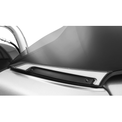 PartzBiz HD KA2946 - Kuryakyn 2946 Black Windshield with LED Light & Turn Signal for Harley FLTR 15up | 2946