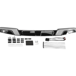 PartzBiz HD KA2948 - Kuryakyn 2948 Tracer Chrome LED Windshield Trim for 14-up Harley FLHX FLHT Trike | 2948