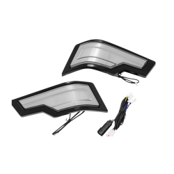 PartzBiz HD KA2955 - Kuryakyn 2955 ไฟท้าย LED Tour Pak Black Smoke Harley Touring 14-up | 2955