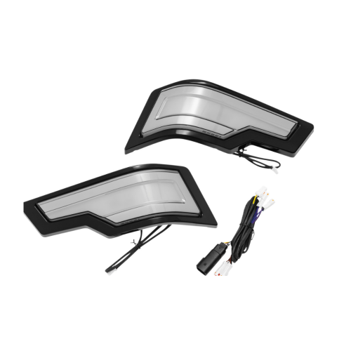 PartzBiz HD: 4413155-Kuryakyn 2955 Black Smoke LED Tour Pak Taillight Lights Harley Touring 14-up  | 2955