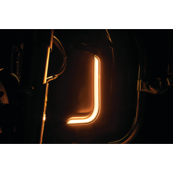 PartzBiz HD KA2957 - Kuryakyn 2957 Black Tracer Lower Fairing LED Accent ไฟ Harley CVO Ultra 98-13