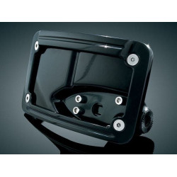 PartzBiz HD KA3125 - Kuryakyn 3125 กรอบป้ายทะเบียนติดด้านข้างโค้งแนวนอนสีดำเงา PartzBiz HD KA3125 - Kuryakyn 3125 กรอบป้ายทะเบียนติดด้านข้างโค้งแนวนอนสีดำเงา