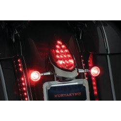 PartzBiz HD KA3128 - Kuryakyn 3128 สัญญาณไฟเลี้ยวด้านหลังแบบกำหนดเองและตัวยึดเพลท Chrome Indian Touring 14-20 PartzBiz HD KA3128 - Kuryakyn 3128 สัญญาณไฟเลี้ยวด้านหลังแบบกำหนดเองและตัวยึดเพลท Chrome Indian Touring 14-20