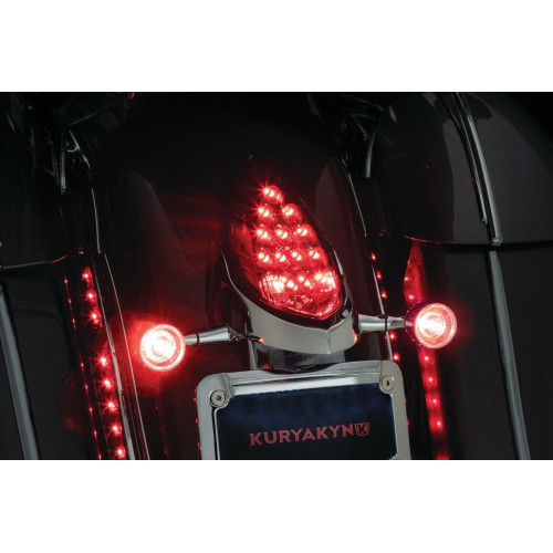PartzBiz HD: 4413168-Kuryakyn 3128 สัญญาณไฟเลี้ยวด้านหลังแบบกำหนดเองและตัวยึดเพลท Chrome Indian Touring 14-20 PartzBiz HD: 4413168-Kuryakyn 3128 สัญญาณไฟเลี้ยวด้านหลังแบบกำหนดเองและตัวยึดเพลท Chrome Indian Touring 14-20