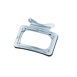 PartzBiz HD ka3163 - Kuryakyn 3163 ป้ายทะเบียนแบบโค้ง Chrome Mount Harley FLHX & FLHRSE